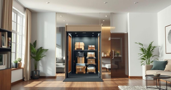 Elevador de carga residencial é a solução ideal para otimizar o transporte de mercadorias em sua casa