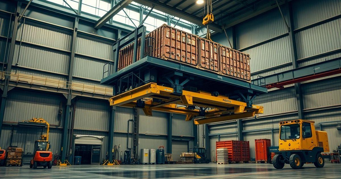 Elevador monta carga industrial é a solução ideal para otimizar o transporte de materiais pesados