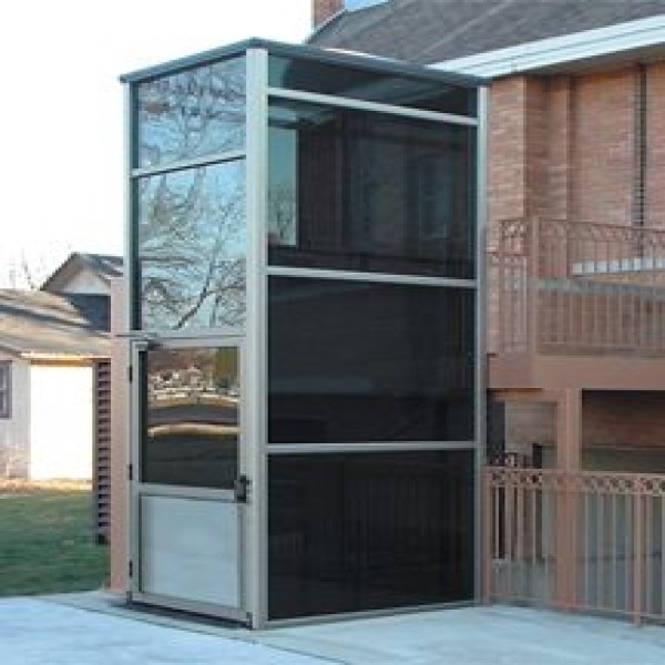 Elevador residencial externo