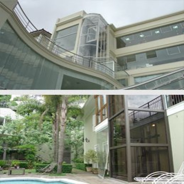 Elevador residencial panorâmico